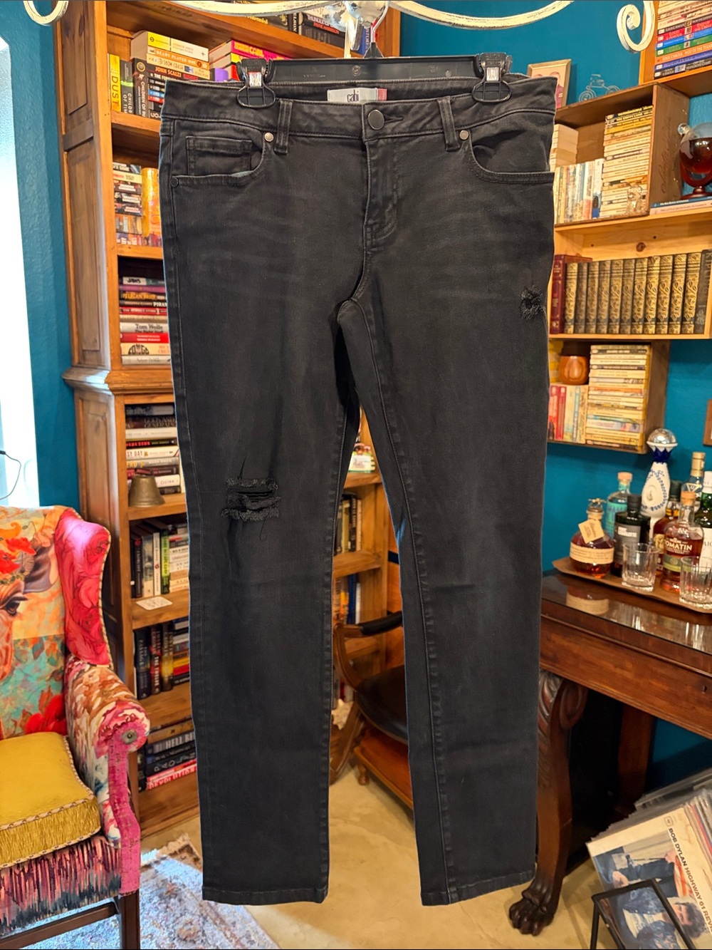 CAbi (3387) Black Jeans - Slim Boyfriend